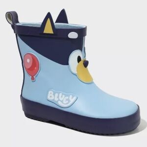 Bluey Kids Rain Boots - Blue and Navy Size 6